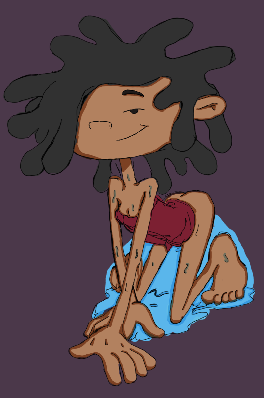 barefoot codename:_kids_next_door cree_lincoln nude_towel smooth_skin wet_body