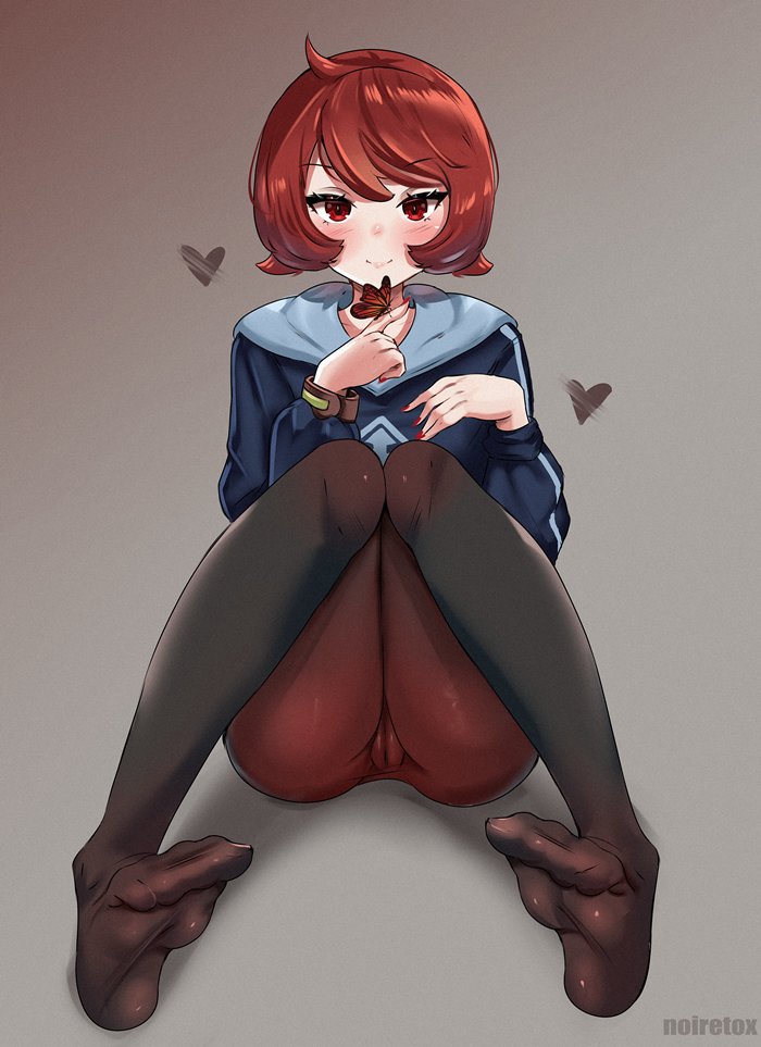 arezu (pokemon), blush, butterfly, feet, female, noiretox, pokemon, pokemon legends: arceus, thick thighs, thighs