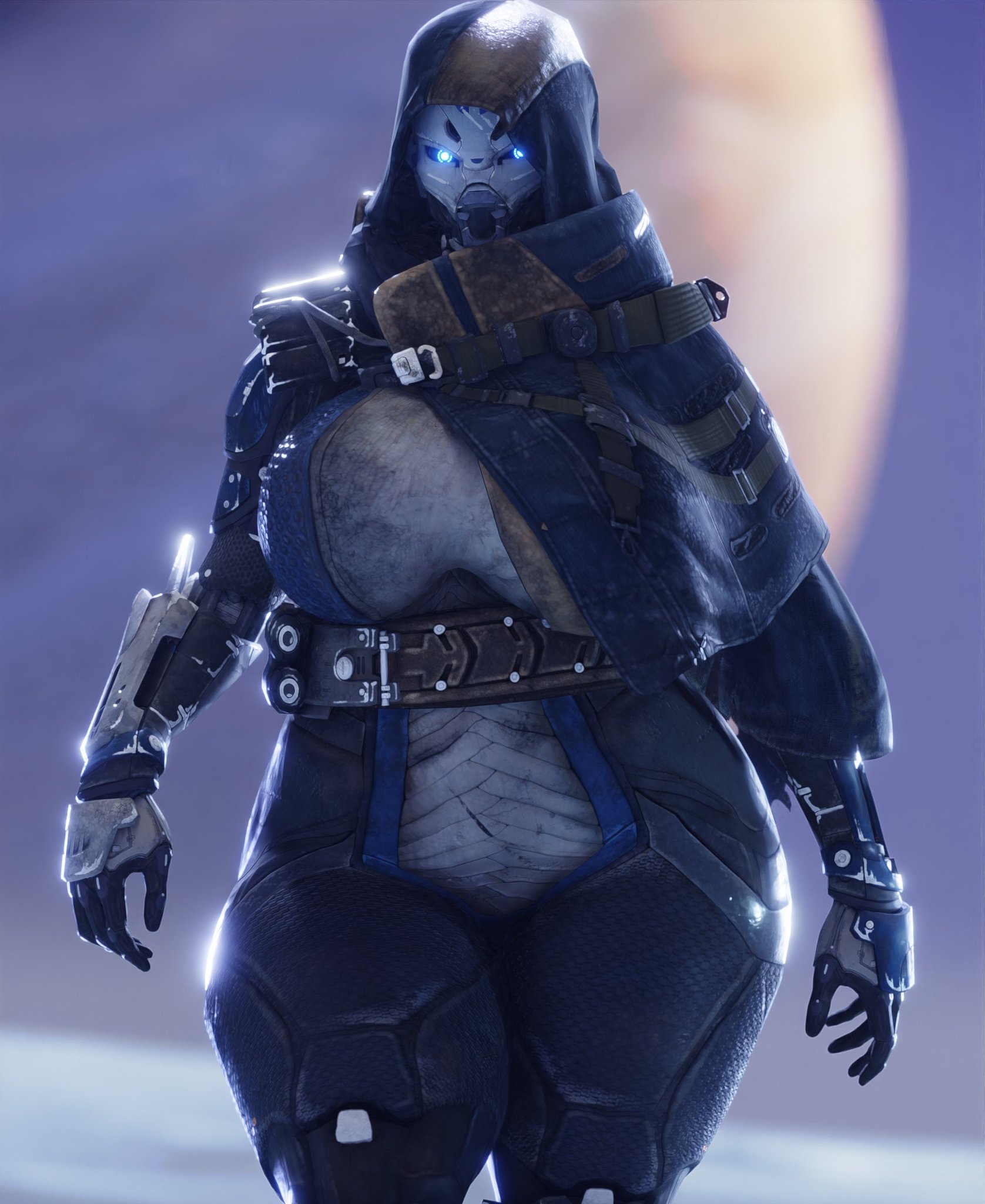 1girls, big breasts, bodysuit, breasts, bungie, coolmaster98, destiny (game), elsie bray, exo, exo stranger, female, female only, huge breasts, looking at viewer, solo, solo female, tagme, thick thighs, tight clothing, wide hips