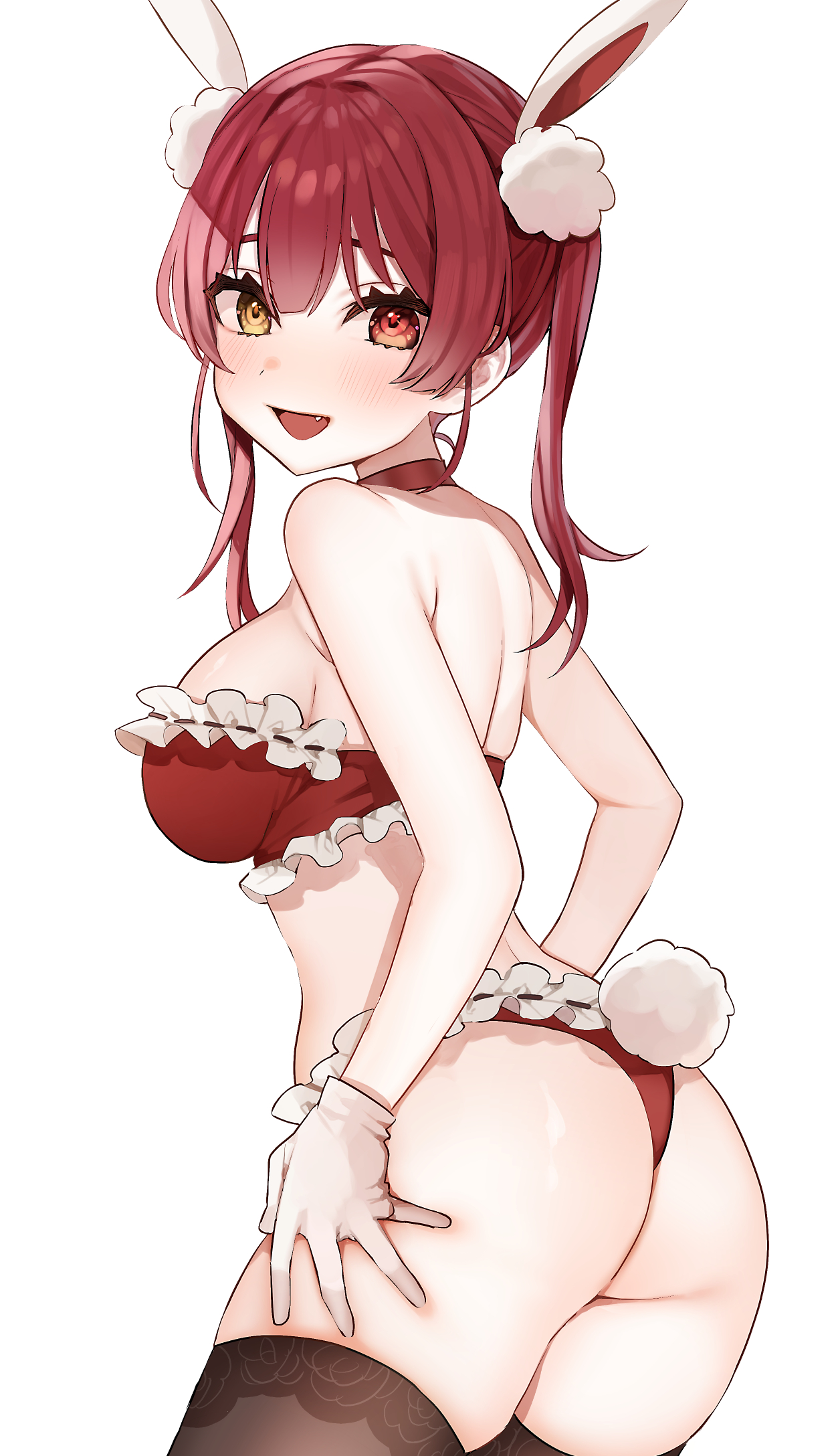 ass, female, hololive, hololive fantasy, hololive japan, houshou marine, red hair, tagme, virtual youtuber