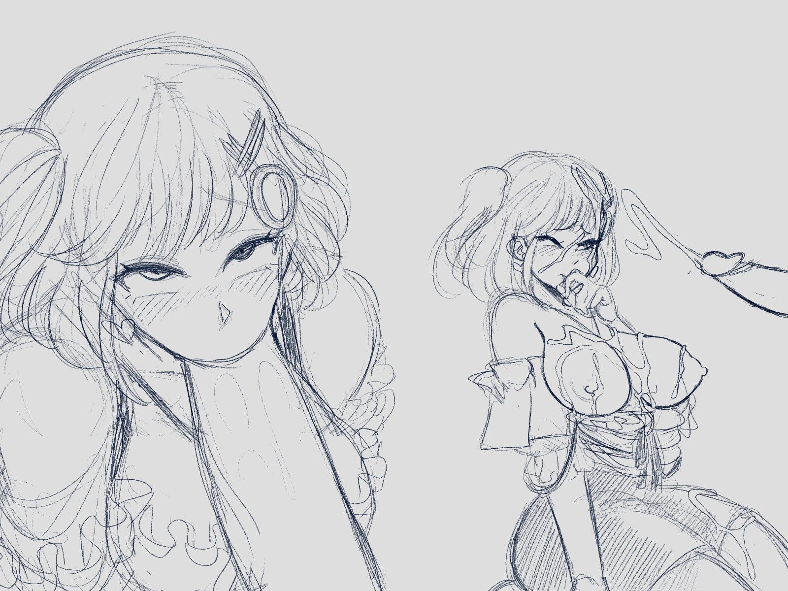 :>=, 1futa, 1girls, areolae, big breasts, big penis, breasts, clothed, clothing, cum, cum on breasts, cum on face, cumshot, ejaculation, erection, fellatio, female, female focus, futa on female, futanari, hololive, hololive english, intersex, jjsmutsalot, large breasts, large penis, monochrome, mostly clothed, ninomae ina'nis, nipples, oral, penis, pussy, questionable consent, sketch, solo focus, tongue, tongue out, vaginal penetration, virtual youtuber, watson amelia