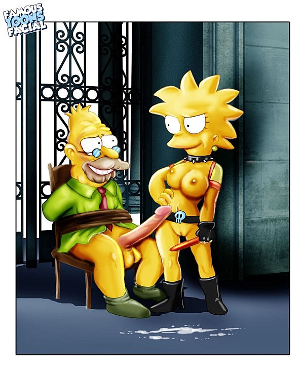 abraham_simpson bound breasts color cum famous-toons-facial female grandfather_and_granddaughter human incest lisa_simpson male nipples nude penis standing tagme the_simpsons vulva yellow_body