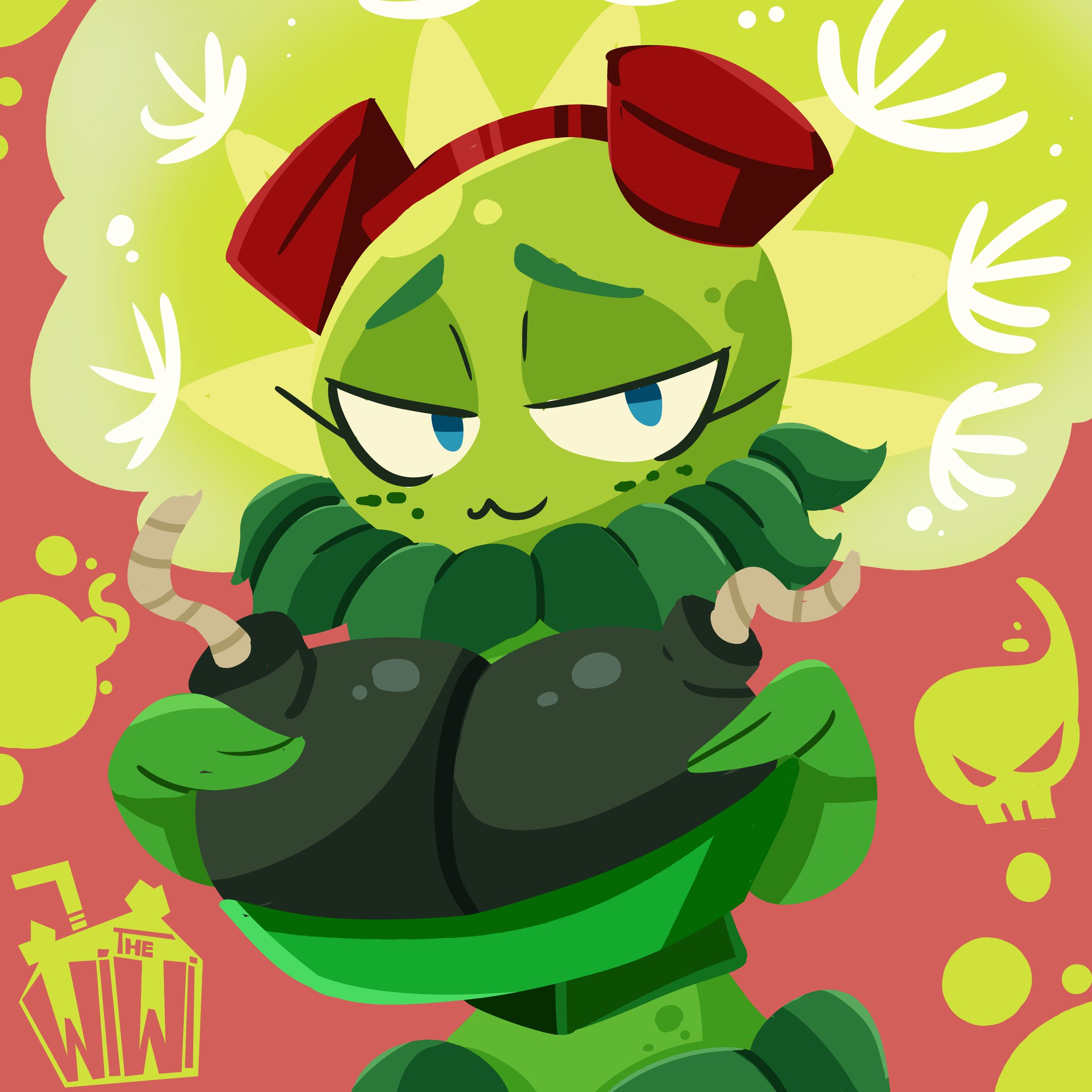 1girls, anthro, anthro only, anthrofied, bedroom eyes, blue eyes, bomb, breasts, dandelion (pvz), eyebrows, eyelashes, fake breasts, female, female only, flora fauna, half-closed eyes, humanoid, looking at viewer, plant, plant girl, plant humanoid, plantie, plants vs zombies, plants vs zombies 2: it's about time, seductive, seductive eyes, seductive look, seductive smile, simple background, smile, smiling, smiling at viewer, solo, solo female, tagme, voluptuous