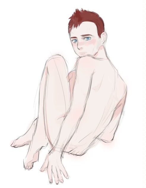 atreus god_of_war god_of_war_ragnarok loki loki_(god_of_war) naked nsfw oldsoy_(artist) yaoi