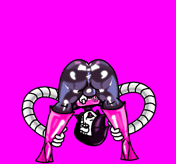 androgynous ass back_view backsack bent_over bulge bulge_through_clothing dwonksa femboy heel_boots heels high_heel_boots high_heels looking_at_viewer looking_back looking_between_legs mettaton mettaton_ex robot robot_humanoid shiny_clothes solo spreading undertale undertale_(series)