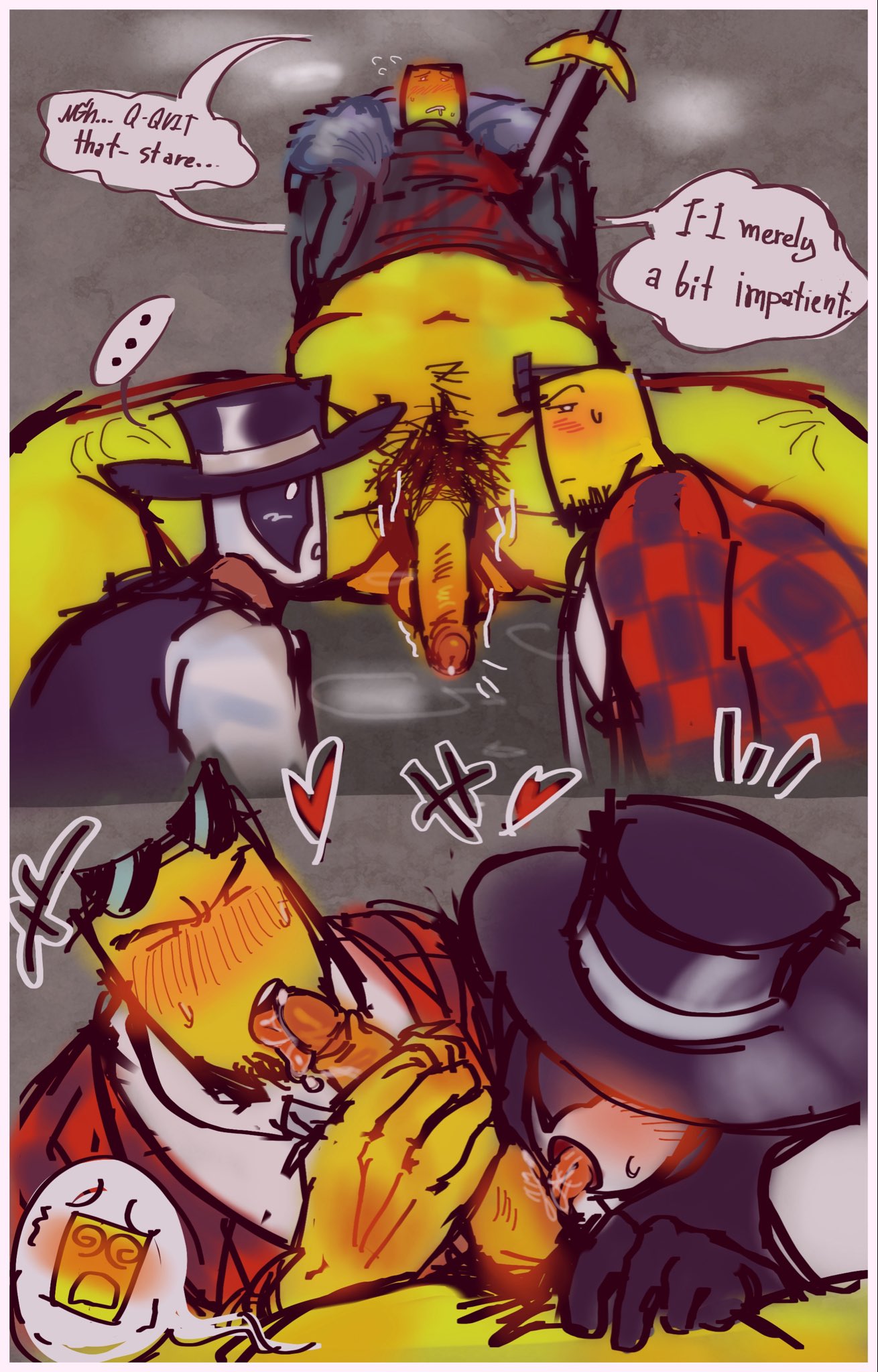 2d, 3boys, artful (die of death), bottomless, bottomless male, devesto, die of death (roblox), gay, mequot, ppolymelodyy, roblox, roblox game, robloxian, tagme