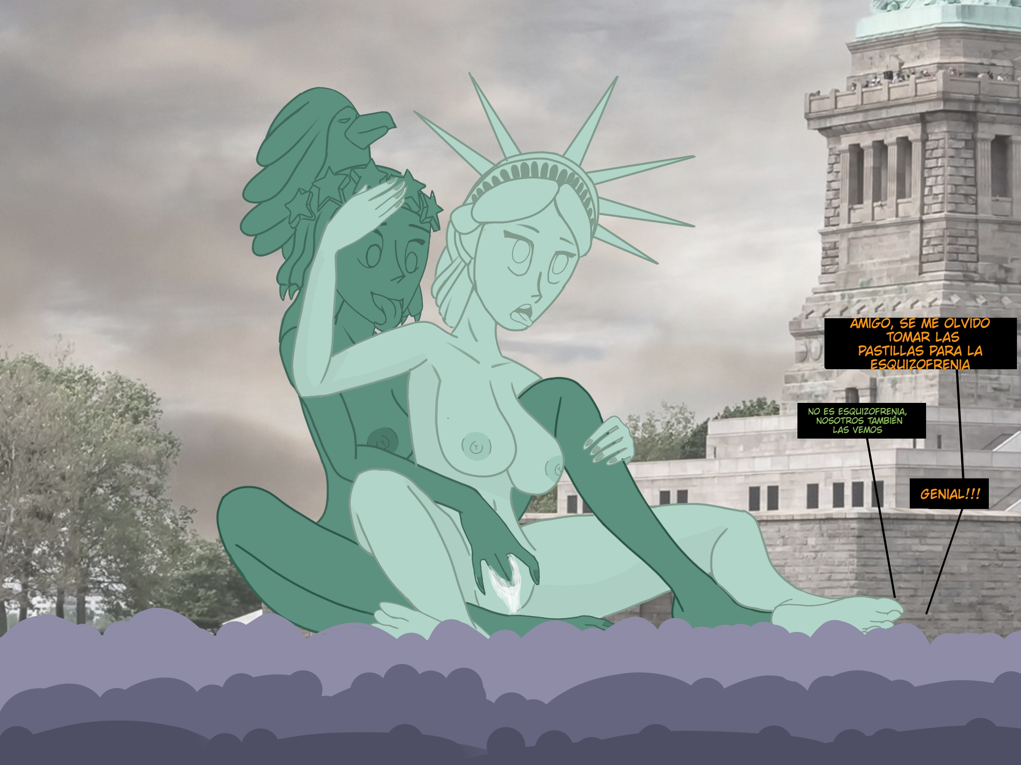 Statue of liberty r34 animation