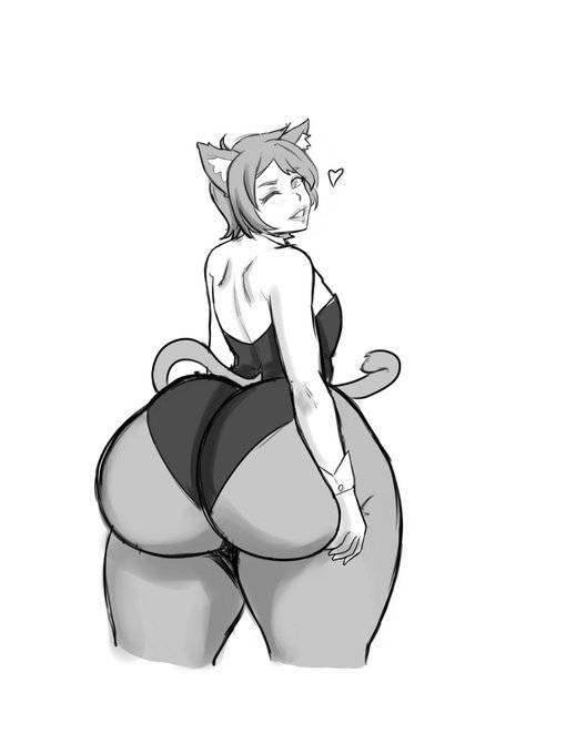 1boy 1femboy big_ass cat_ears femboy lucas_alucard male male_only