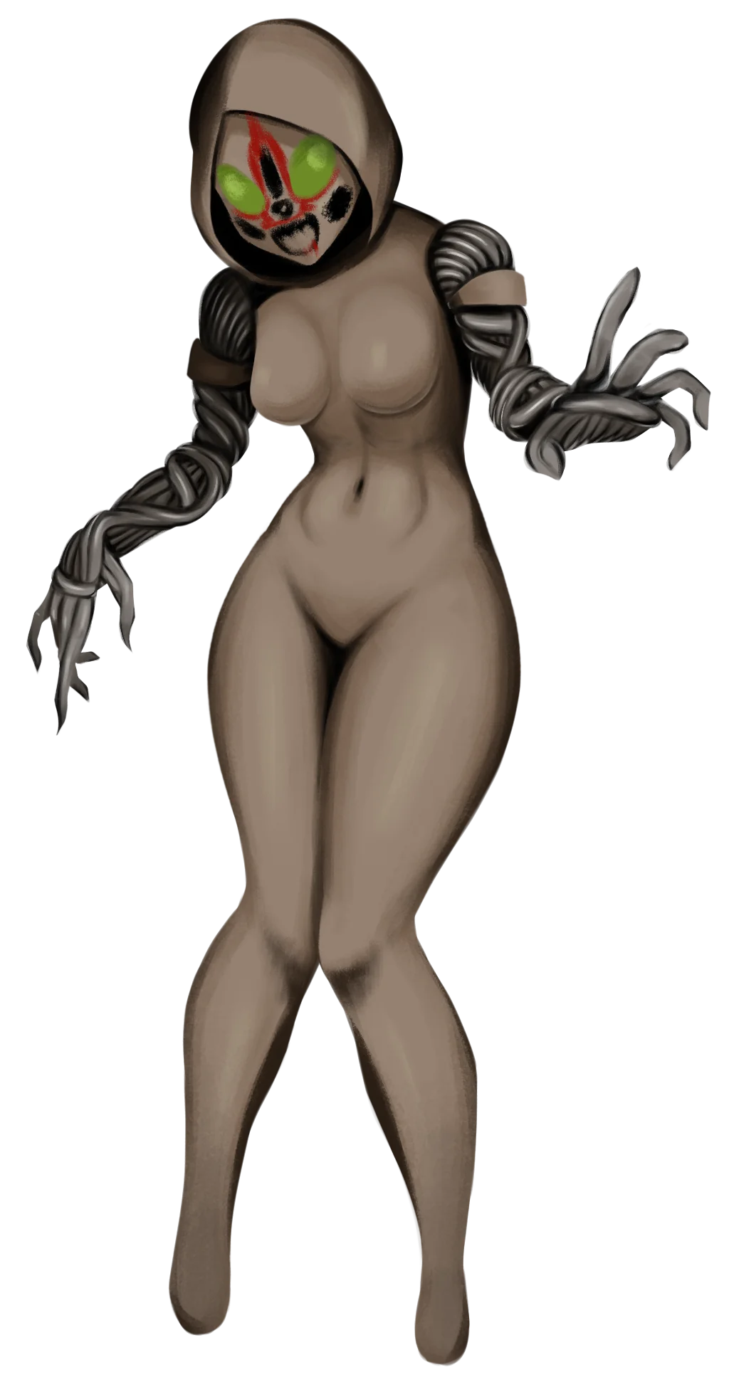 concrete female female_only living_statue metal_arm rule_63 saltyslice scp-173 scp_foundation solo solo_female statue tagme transparent_background