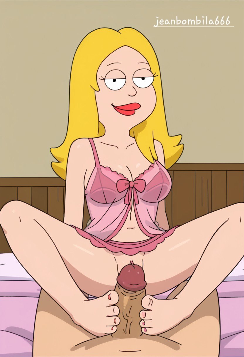ai generated, american dad, cartoon, female, francine smith, jeanbombila666