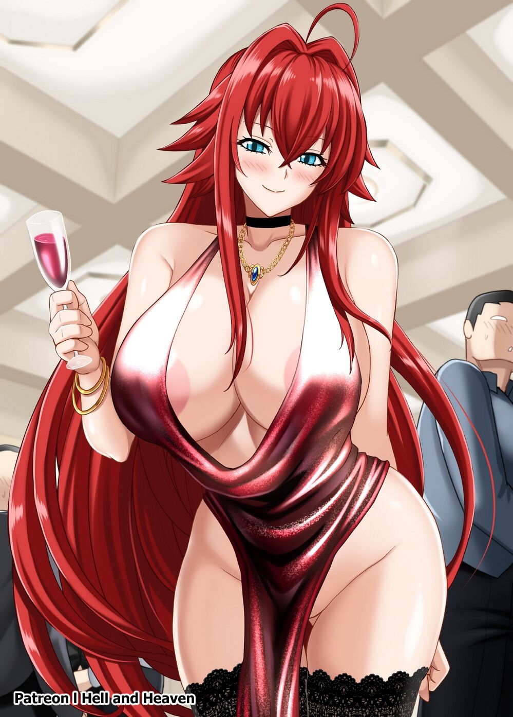 1boy, 1girls, after rape, bad end, big breasts, breasts, broken rape victim, corruption, fat male, female, femsub, hellandheaven, high school dxd, holding, large breasts, long hair, male, mind break, netorare, no bra, ntr, old male, older male, panties, panties aside, pov, pussy, rape, red hair, rias gremory, sex, skirt, spread legs, vaginal penetration