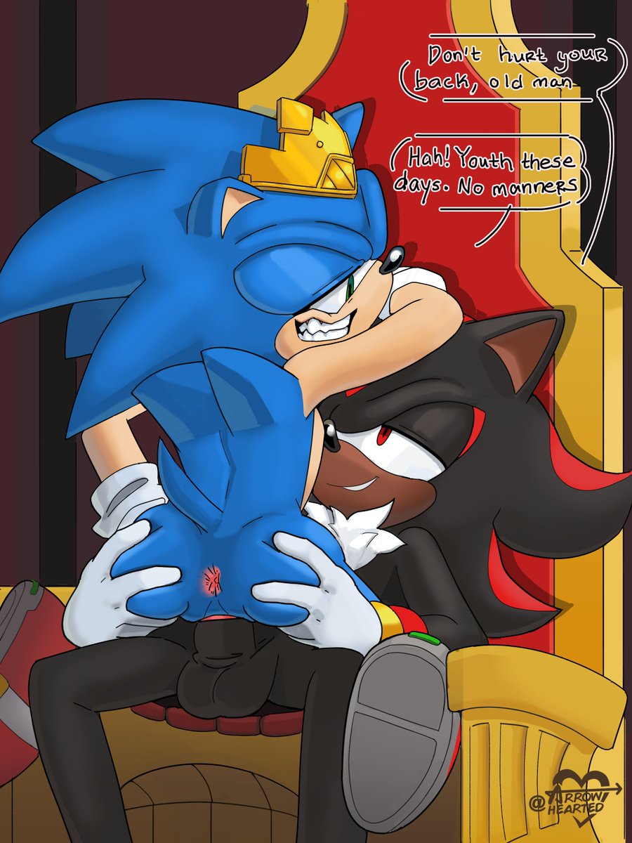 andromorph anthro arrow_hearted cuntboy duo hi_res intersex male male/male sega shadow_the_hedgehog sonic_(series) sonic_the_hedgehog sonic_the_hedgehog_(series)