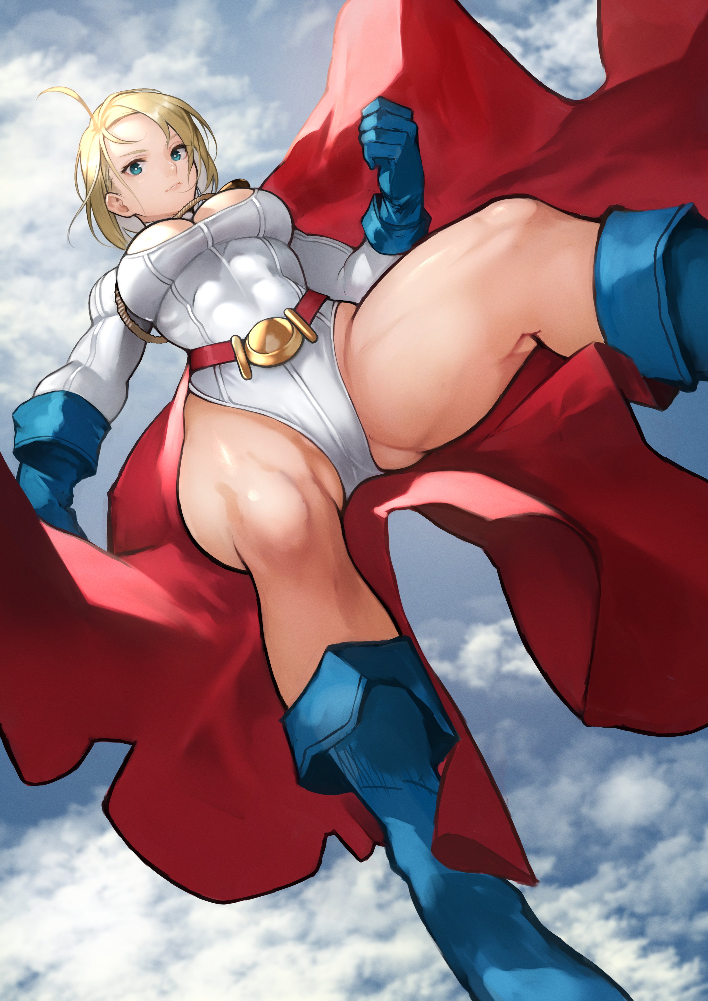 big breasts, breasts, dc, dc comics, female, huge breasts, power girl, superman (series), yoshi55level