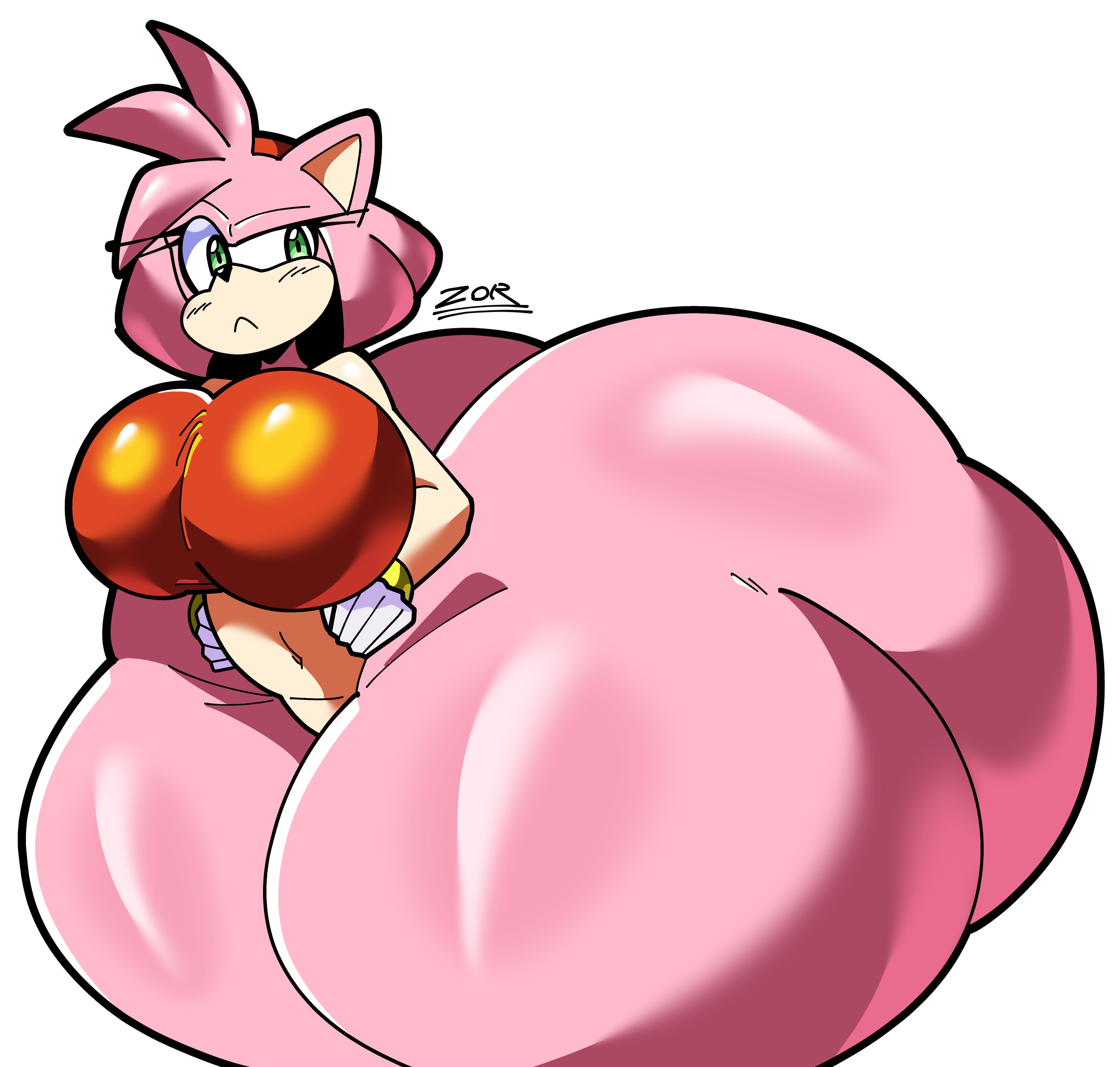 1girls, amy rose, anthro, ass, ass bigger than head, ass bigger than torso, big breasts, bottom heavy, breasts, female, furry, hedgehog, huge breasts, hyper, hyper ass, hyper thighs, looking back, massive ass, massive thighs, meat wall (body type), questioning, solo female, sonic (series), tagme, thick thighs, thunder thighs, wide hips, zoruadrawsstuff