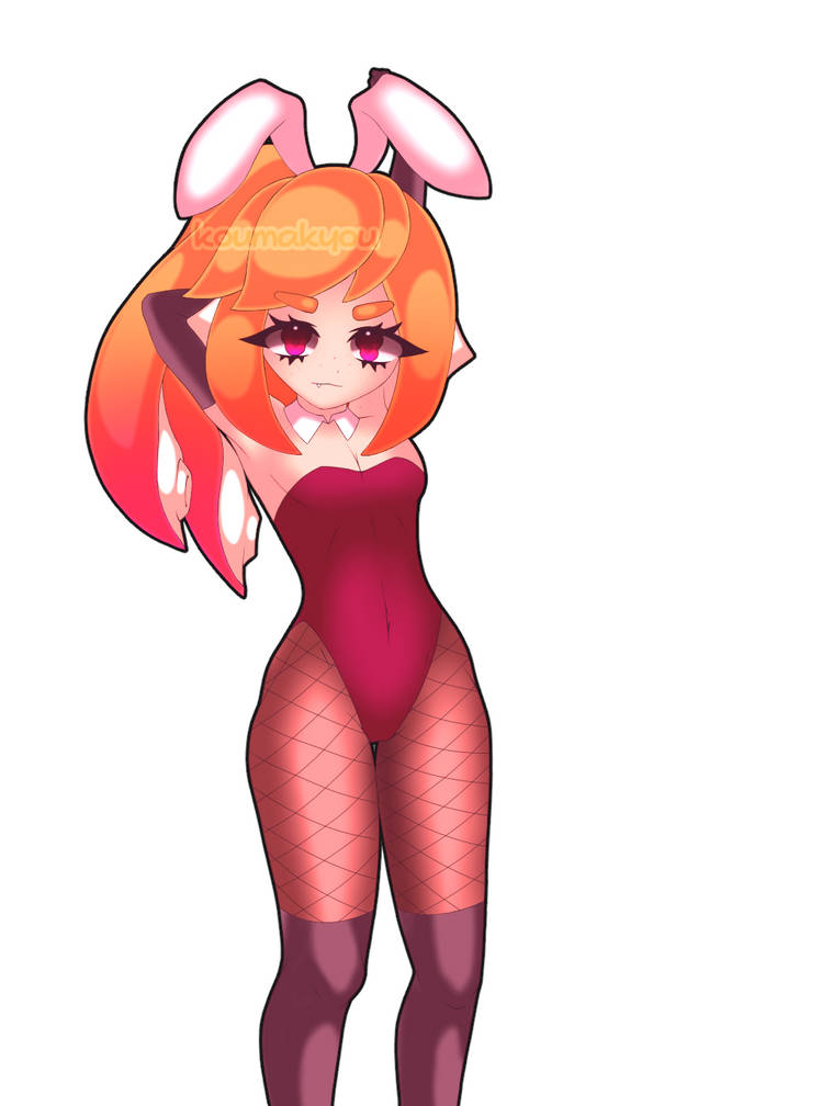 bunny_girl bunnysuit female_only fishnets glitch_productions human_meggy meggy_spletzer pantyhose playboy playboy_bunny playboy_bunny_costume playboy_bunny_leotard playboy_outfit smg4 solo solo_female solo_focus stockings