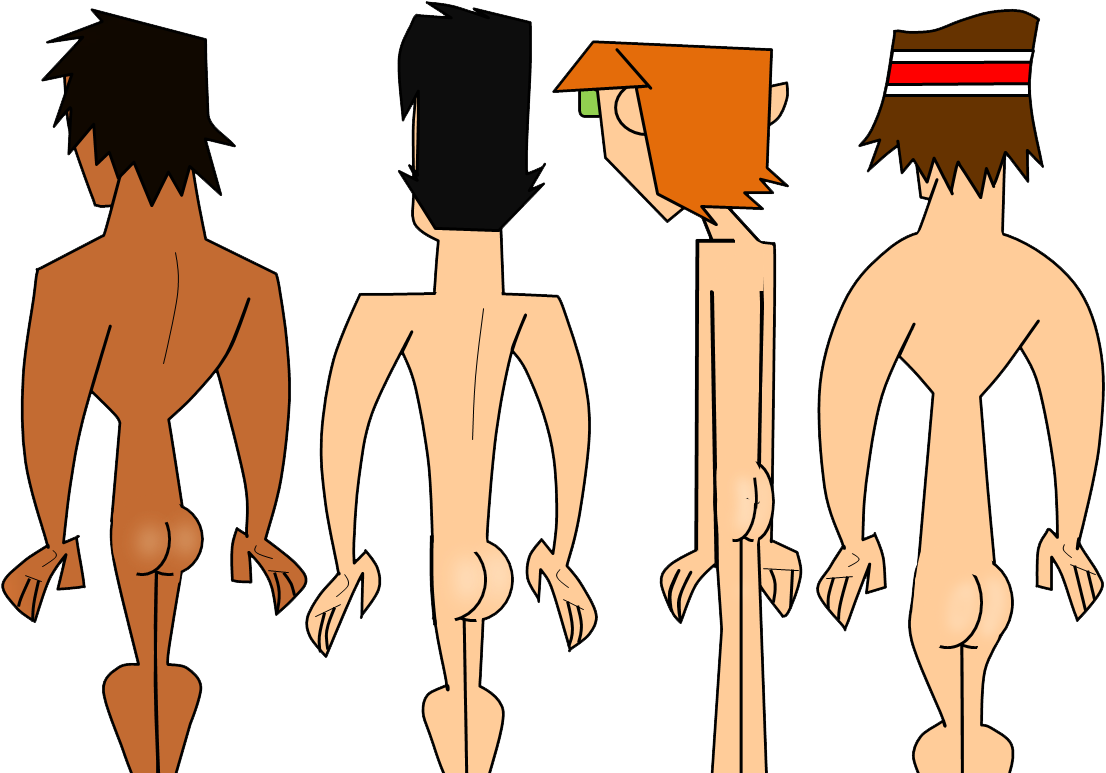 4boys ass hair harold_(tdi) justin_(tdi) male_only straight_hair total_drama_island trent_(tdi) tyler_(tdi) whit08pr0n