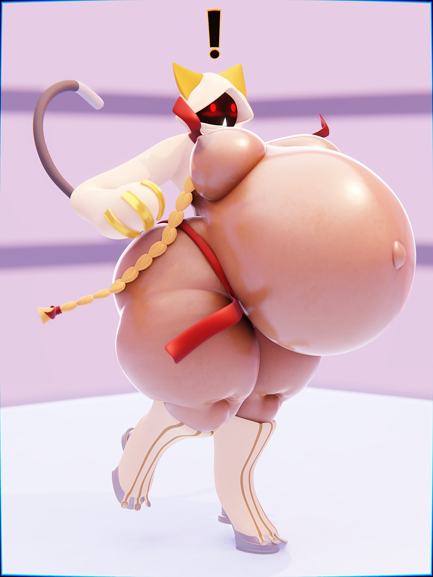 1girls, 3d, alternate breast size, ass, bbw, belly, big ass, big belly, big breasts, blazblue, blush, breasts, cat ears, cat girl, cat tail, catgirl, cghonk, chubby, dark skin, dark-skinned female, female, female only, hood, hoodie, huge ass, huge belly, huge breasts, pregnant, ready to pop, red eyes, solo, solo female, standing, surprised, tail, taokaka, thick ass, thick thighs, thighs, twin braids