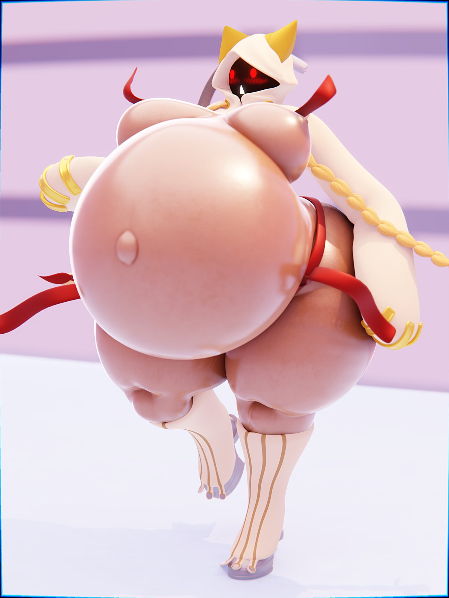 1girls, 3d, alternate breast size, ass, bbw, belly, big ass, big belly, big breasts, blazblue, blush, breasts, cat ears, cat girl, cat tail, catgirl, cghonk, chubby, dark skin, dark-skinned female, female, female only, hood, hoodie, huge ass, huge belly, huge breasts, pregnant, ready to pop, red eyes, solo, solo female, standing, surprised, tail, taokaka, thick ass, thick thighs, thighs, twin braids