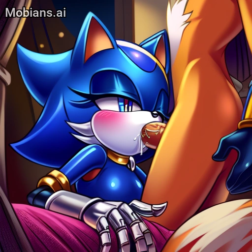 ai_generated metal_sonic metal_sonique miles_tails_prower sonic_(series) sonic_the_hedgehog_(series) tail tails_the_fox