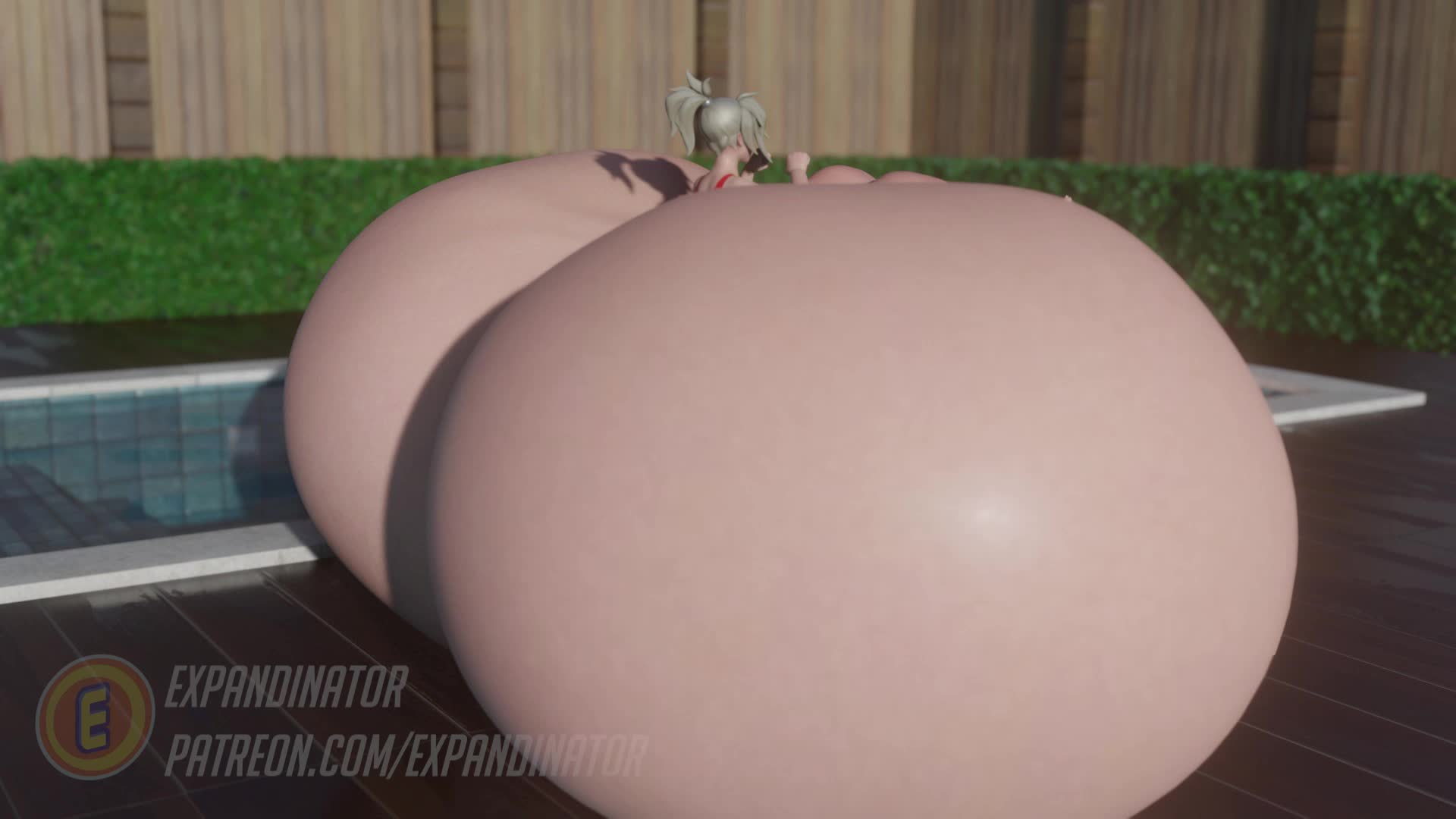 Her posture radiating confidence and power