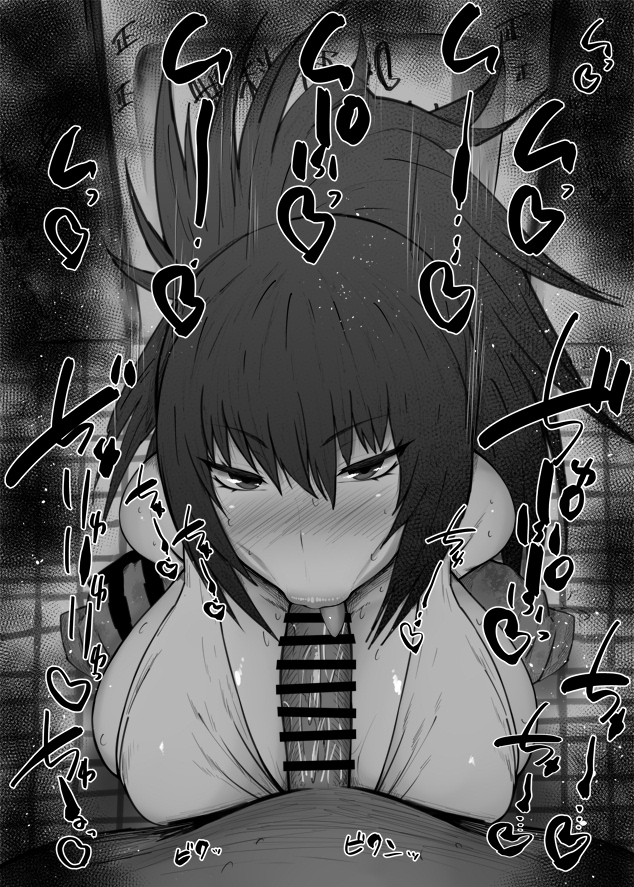 :>=, 1boy, 1girls, angry dragon, bare shoulders, big breasts, big penis, black and white, blowjob, blush, breasts, censor bar, censored, dark skin, dark-skinned male, detailed background, drooling, eyelashes, fellatio, female, heart, human, indoor, inside, king of fighters, kurotama, leona heidern, long hair, looking at viewer, male, male pov, oral, oral sex, penis, ponytail, pov, room, saliva, shiny, shiny skin, sketch, snk, sound effects, squatting, stockings, straight, sweat, text, tied hair, tongue, tongue out, vein, veins, veiny, veiny penis, video game, video games