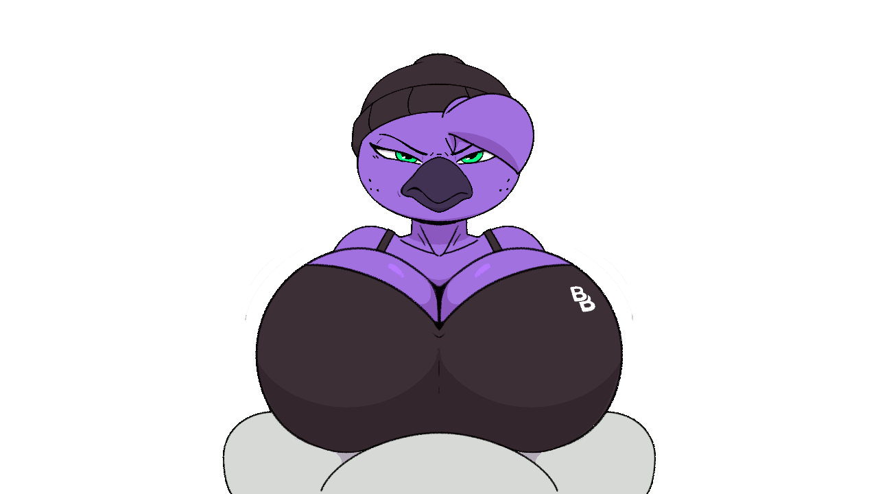 1boy, 1girls, 2023, 2d, angry, animated, anthro, avian, beak, beanie, beat banger, big breasts, big penis, boobjob, bouncing breasts, breasts, clothed, clothing, female, furry, green eyes, hair tuft, huge breasts, komdog, komponi, male, male/female, moaning, nipples, nipples visible through clothing, nude, nude male, official art, paizuri, penis, tail, tank top, transparent background, zoe monroe