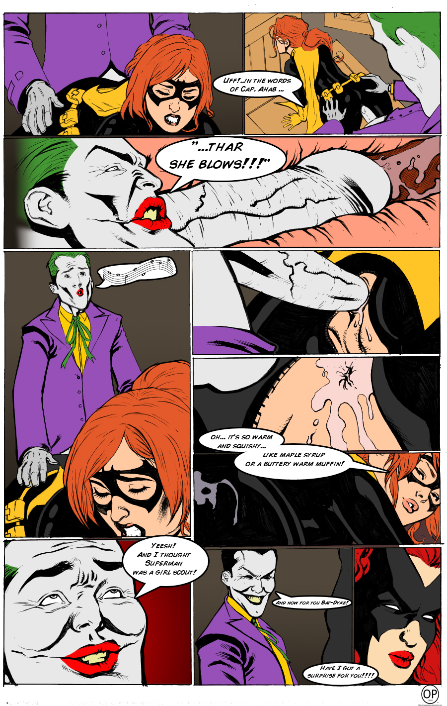 all-star_batman_and_robin barbara_gordon batgirl batman_(series) batwoman clothing comic cum dc_comics dimsumboy22 female human joker kate_kane male scott_jones shade shade_jones straight