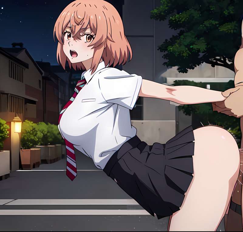 1boy 1boy1girl 1girls 2d ai_generated doggy_style exposed female female_focus hinata_tachibana male male/female patreon penis_in_pussy public public_nudity public_sex ranway_(artist) school_uniform sex shocked submissive_female tachibana_hinata tokyo_revengers uncensored vaginal_penetration