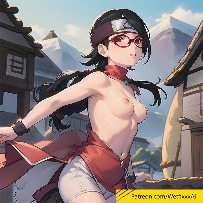 ai_generated audience black_hair boruto:_naruto_next_generations breasts breasts_out breasts_out_of_clothes clothed clothes_lift clothing_lift light-skinned_female light_skin naruto naruto_(series) nipples no_bra partially_clothed partially_nude perfect_body petite petite_body petite_female petite_girl public public_exposure public_humiliation public_indecency public_nudity sarada_uchiha showing_breasts slim slim_waist small_breasts stable_diffusion teen teen_girl teenage_girl teenager tits_out wetfixxxai young younger_female