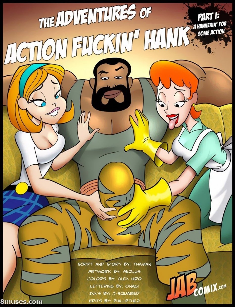 1boy 2girls action_hank big_penis bulge bulge_fondling cheating dark-skinned_male dark_skin dexter's_laboratory dexter's_mom english_text female holding_penis human interracial jab lisa_the_babysitter male mature_female milf multiple_girls muscular_male netorare pimp text tongue_out