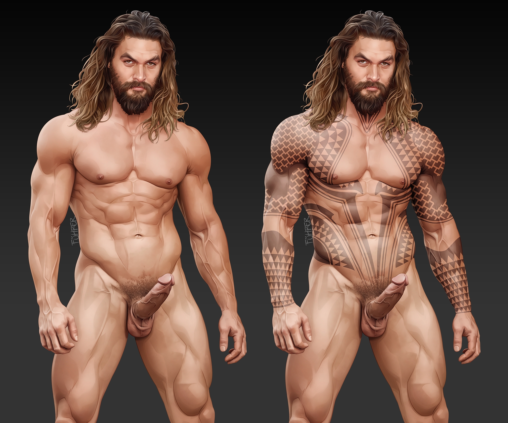 Rule Dev Aquaman Aquaman Arthur Curry Beard Celebrity