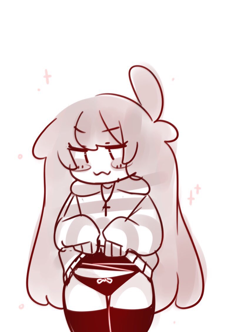 black panties, bow panties, hoodie, lee (secretnarcissist), milkfroze, monochrome, panties, secretnarcissist
