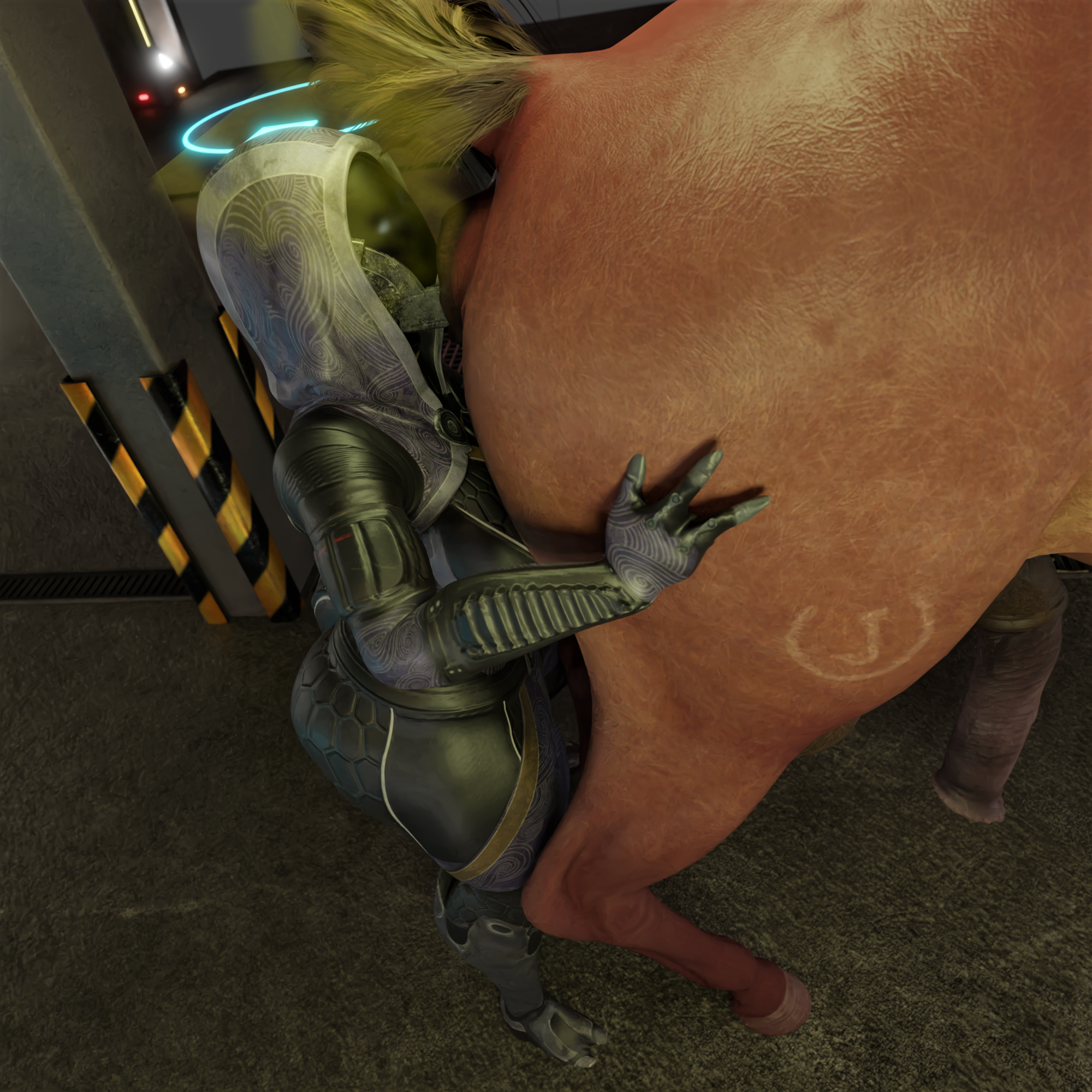 3d, beast rimming, bimbo, breasts, equine, equine penis, fart, female, horse, horse penis, horsecock, huge breasts, huge cock, hyper, hyper penis, male, mass effect, penis, quarian, renö, rimjob, rimming, smell, smelly, zoophilia