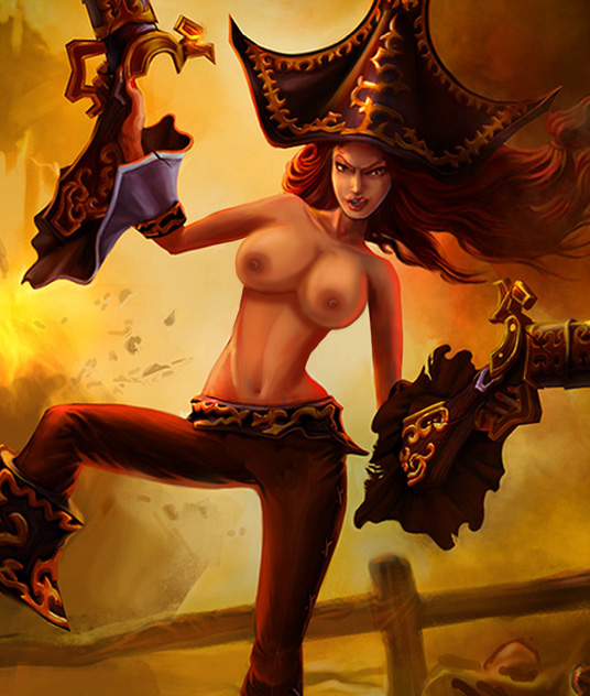 1girls alternate_eye_color artist_request background big_breasts breasts brown_eyes captain_hat edit eyes female female_only flintlock_pistol front_view gun hair holding_gun holding_object holding_weapon human human_only large_breasts league_of_legends licking_lips light-skinned_female light_skin long_hair looking_at_viewer miss_fortune old_character_design open_eyes partially_clothed pirate red_hair riot_games slim_waist solo solo_female standing standing_on_one_leg straight_hair tagme tight_clothing tight_pants tongue tongue_out topless topless_female weapon