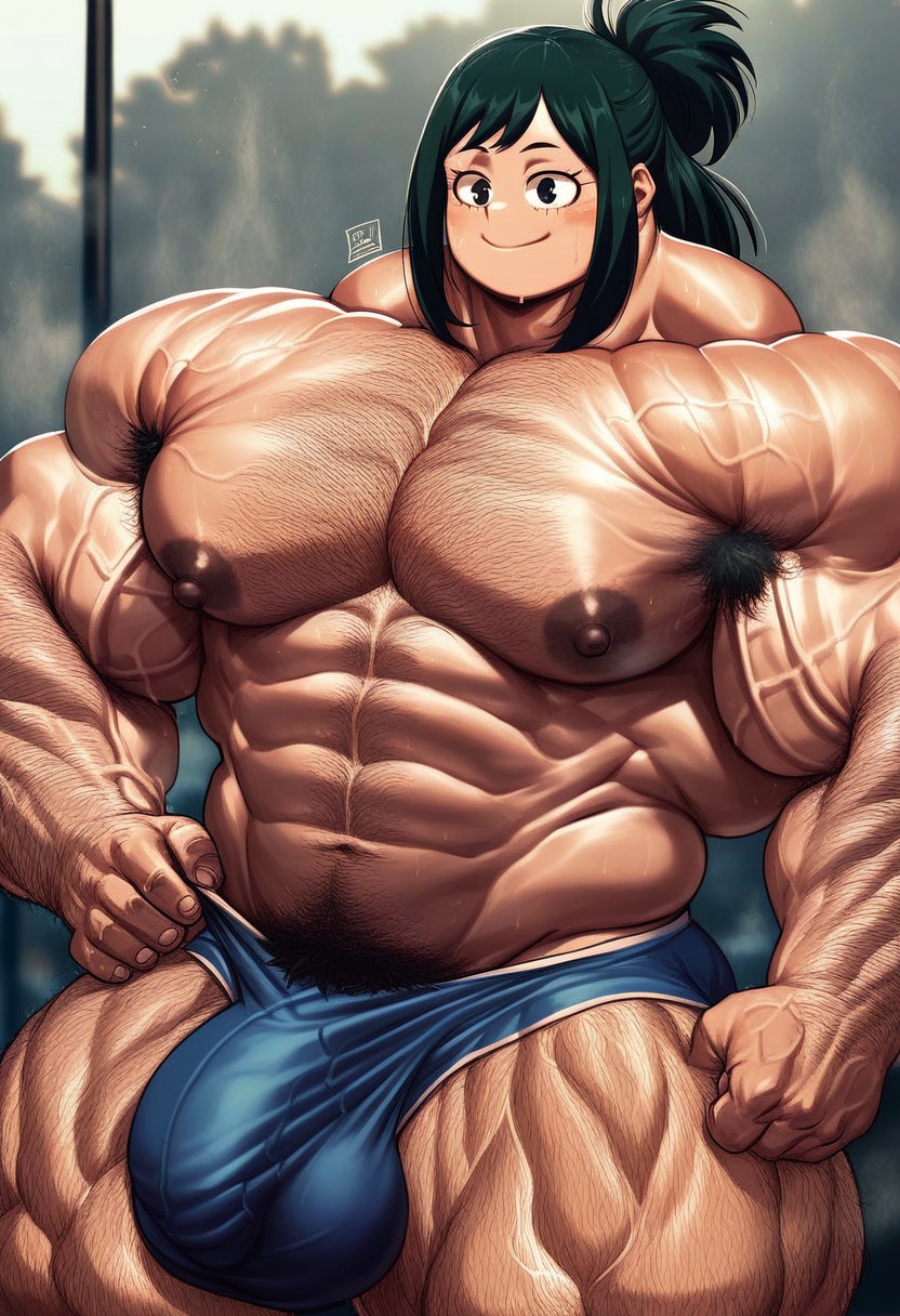 1boy 1male abs ai_generated ambush_(trap) arm_hair arm_veins armpit_hair bara bara_tiddies bara_tits barechested blush boku_no_hero_academia boy bulge bulge_through_clothing chest_hair chubby chubby_body chubby_girly chubby_male civitai club_shaped_penis dark_green_hair genderswap_(ftm) hairy hairy_armpits hairy_arms hairy_chest hairy_legs inko_midoriya large_pectorals leg_hair looking_at_viewer male male_focus man_boobs man_nipples man_tits manly middle-aged muscle muscular muscular_chubby muscular_male my_hero_academia navel navel_hair nipples pecs pectorals ponytail pubic_hair pubic_hair_peek rule_63 sewoh26 shirtless shirtless_male short_hair smile stomach tagme thick_arms thick_thighs thighs topless topless_male underwear veins where_is_your_god_now wtf