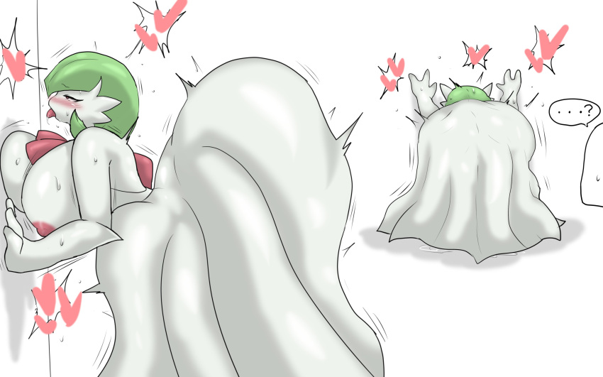 against_surface against_wall ahe_gao areola arm_support being_watched big_breasts black_eyes blush bodily_fluids breasts chest_spike clothing cum cum_on_ground dress enigi09 female female_gardevoir gardevoir genital_fluids green_body green_hair group hair heart human humanoid humanoid_on_humanoid hunched_over interspecies kirlia larger_female looking_at_another looking_pleasured male male/female male_kirlia male_ralts mammal mega_evolution mega_gardevoir nintendo open_mouth penetration pokémon_(species) pokemon pokemon_(species) pseudo_clothing question_mark ralts rear_view red_areola sex shaking side_view simple_background size_difference spikes spikes_(anatomy) standing stealth_sex sus suspicious sweat thrusting tongue tongue_out tremble_spikes under_dress video_games white_background white_body white_clothing white_dress young