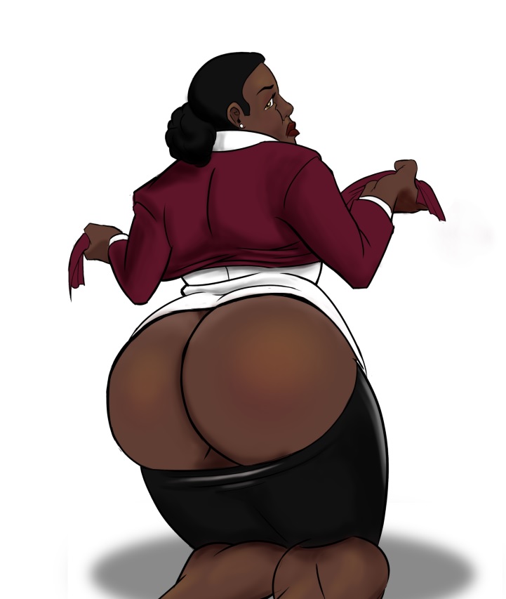 amanda_waller ass bbw big_butt dark-skinned_female dc dc_comics female mature_female milf overweight overweight_female