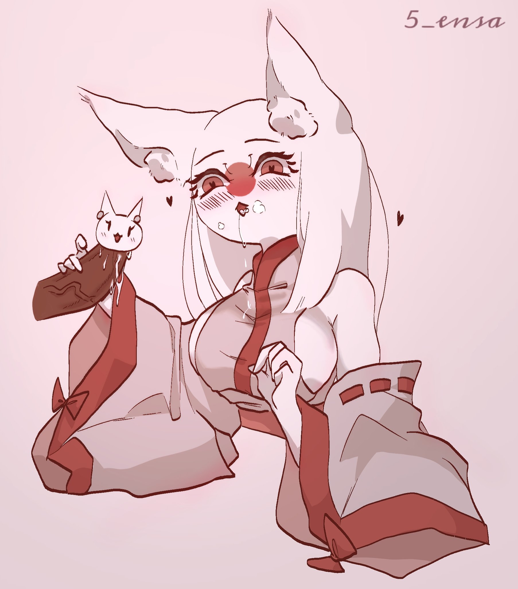 1boy, 1girls, 5 ensa, blowjob, clothed sex, countryhumans, countryhumans girl, female, japan (countryhumans), male, oral, oral sex, penis, tagme, traditional clothes, watermark