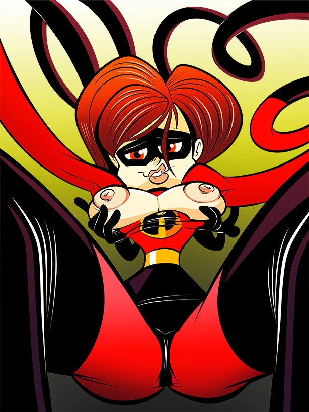 breasts disney elastigirl female helen_parr nipples pixar smooth_skin solo superheroine the_incredibles themrock