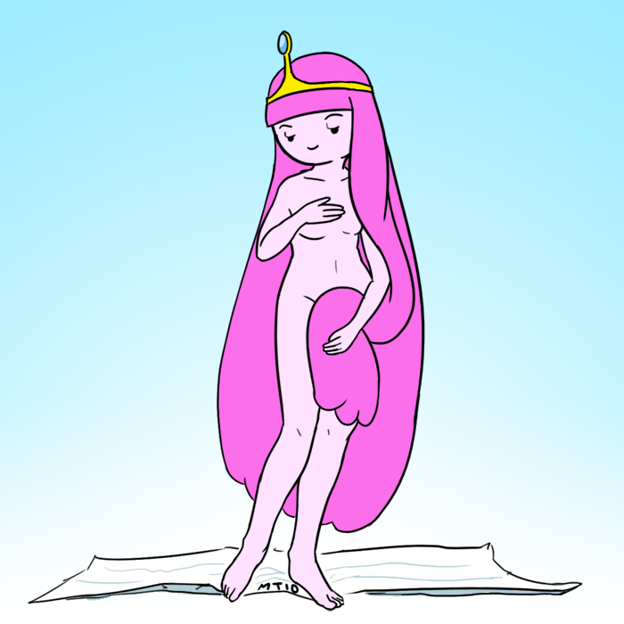 adventure_time hair_hold pink_hair princess_bubblegum straight_hair tagme