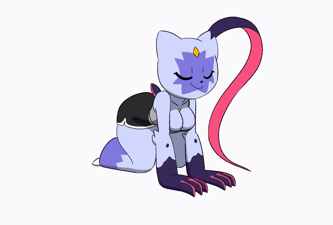 1girls, animated, anthro, ass, ass up, breasts, cleavage, female, female focus, female only, huge ass, huge breasts, jack-o pose, nintendo, pokemon, pokemon (species), pokemon legends: arceus, pokethot's, sneasler, solo, solo female, stretching, tagme, tansau