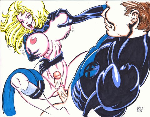 1boy 1girls 2008 elastic fantastic_four female human invisible_woman male marvel mr_fantastic partially_transparent reed_richards rob_durham straight sue_storm vaginal_penetration