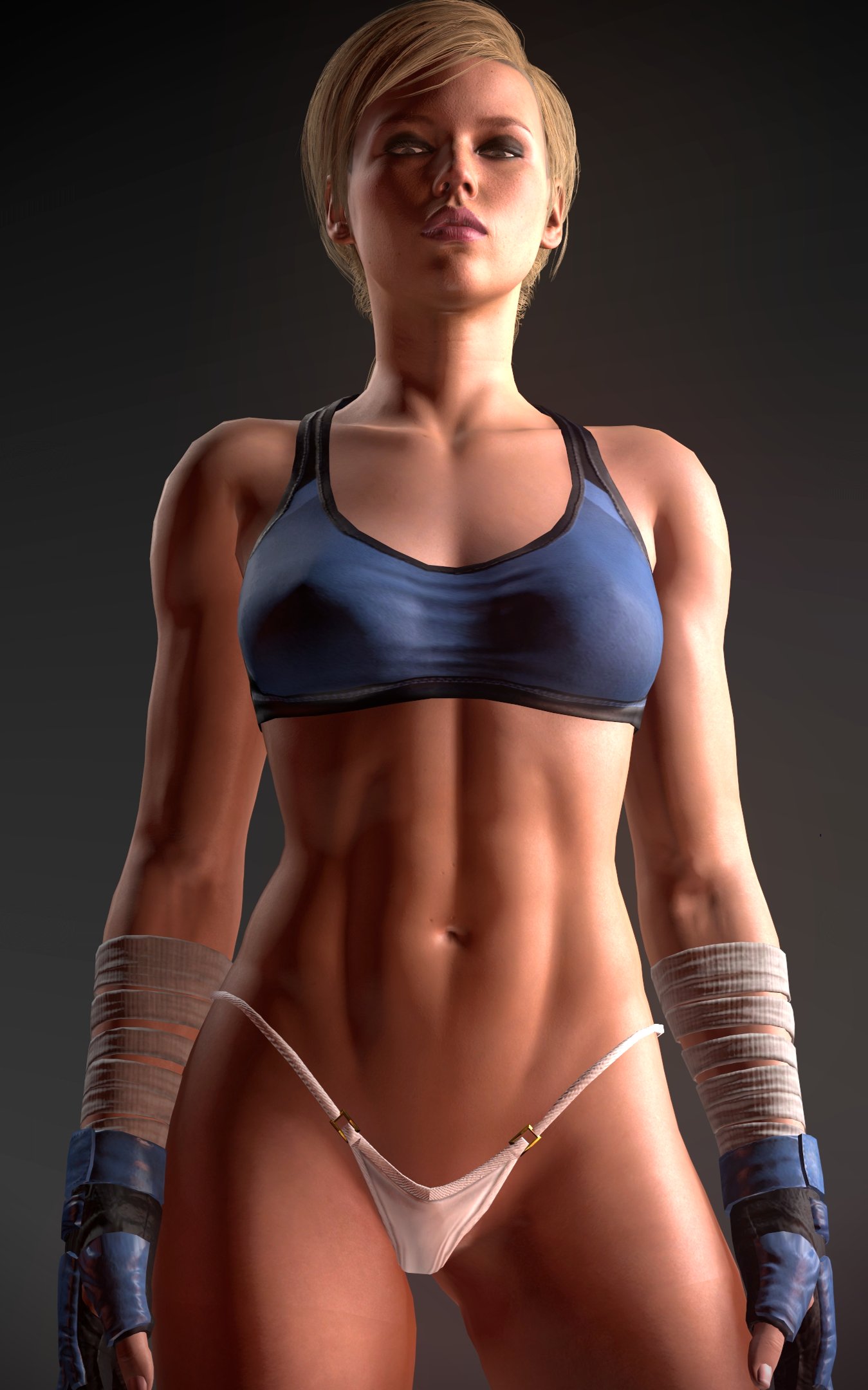 1girls, 3d, 3d (artwork), ass, big breasts, blonde hair, breasts, cassie cage, curvy, female, female only, hotanon, hourglass figure, medium hair, mortal kombat, mortal kombat 11, muscular, muscular female, seductive, seductive look, sensual, solo, source filmmaker, thick, thick ass, thick thighs, wide hips