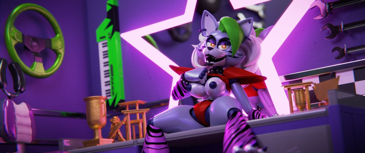 1girls 3d 3d_(artwork) 3d_artwork 3d_model animatronic big_breasts breasts canid canine canis clothed clothing female female_only five_nights_at_freddy's five_nights_at_freddy's:_security_breach fnaf fur furry furry_only looking_at_viewer nipples panties red_panties robot robot_girl roxanne_wolf_(fnaf) roxanne_wolf_(thedogoftin) roxanne_wolf_2.0_(thedogoftin) santea scottgames showing_breasts solo solo_female steel_wool_studios thedogoftin topwear wolf wolf_ears wolf_girl wolf_humanoid yellow_eyes