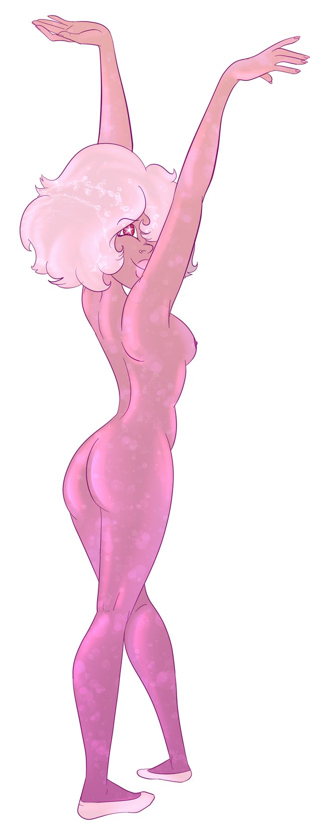 1girls alien alien_girl ass boobs breasts butt cartoon_network completely_naked completely_nude completely_nude_female diamond_authority female female_only gem_(species) medium_breasts naked nipples nude nude_female pink_diamond_(steven_universe) pink_eyes pink_hair pink_nipples pink_skin round_ass round_butt solo solo_female steven_universe susiebeeca tits white_background