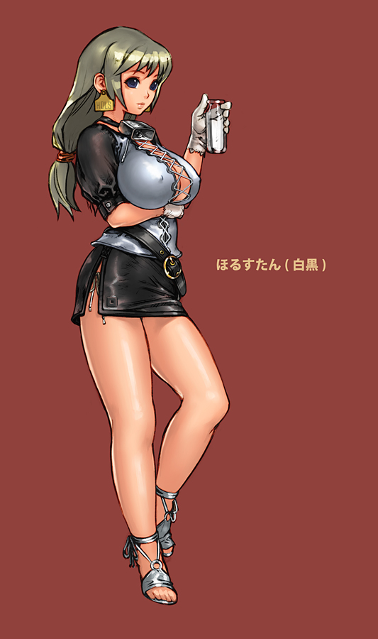 breasts curvy erect_nipples huge_breasts kanda_(ura-kanda) miniskirt skirt urakanda