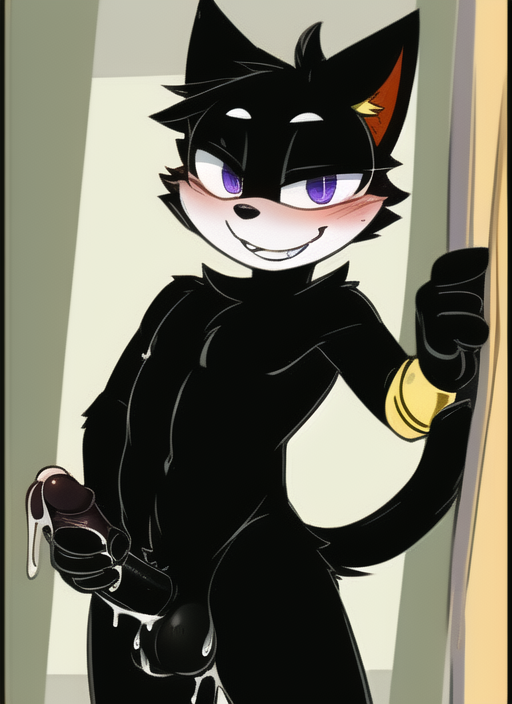 1boy ai_generated anthro black_cat catboy cum cute erect_penis erection feline furry gay gay_male handjob hands_on_penis horny looking_at_viewer male naughty_face precum projectai23 sex smile stable_diffusion standing