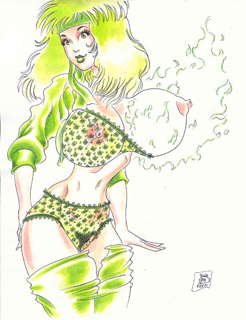 1girls beatriz_da_costa breasts dc female fire_(dc) jla justice_league justice_league_international rob_durham