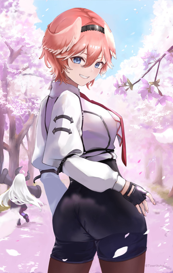ass, big ass, hololive, hololive japan, holox, pink hair, tagme, takane lui, virtual youtuber