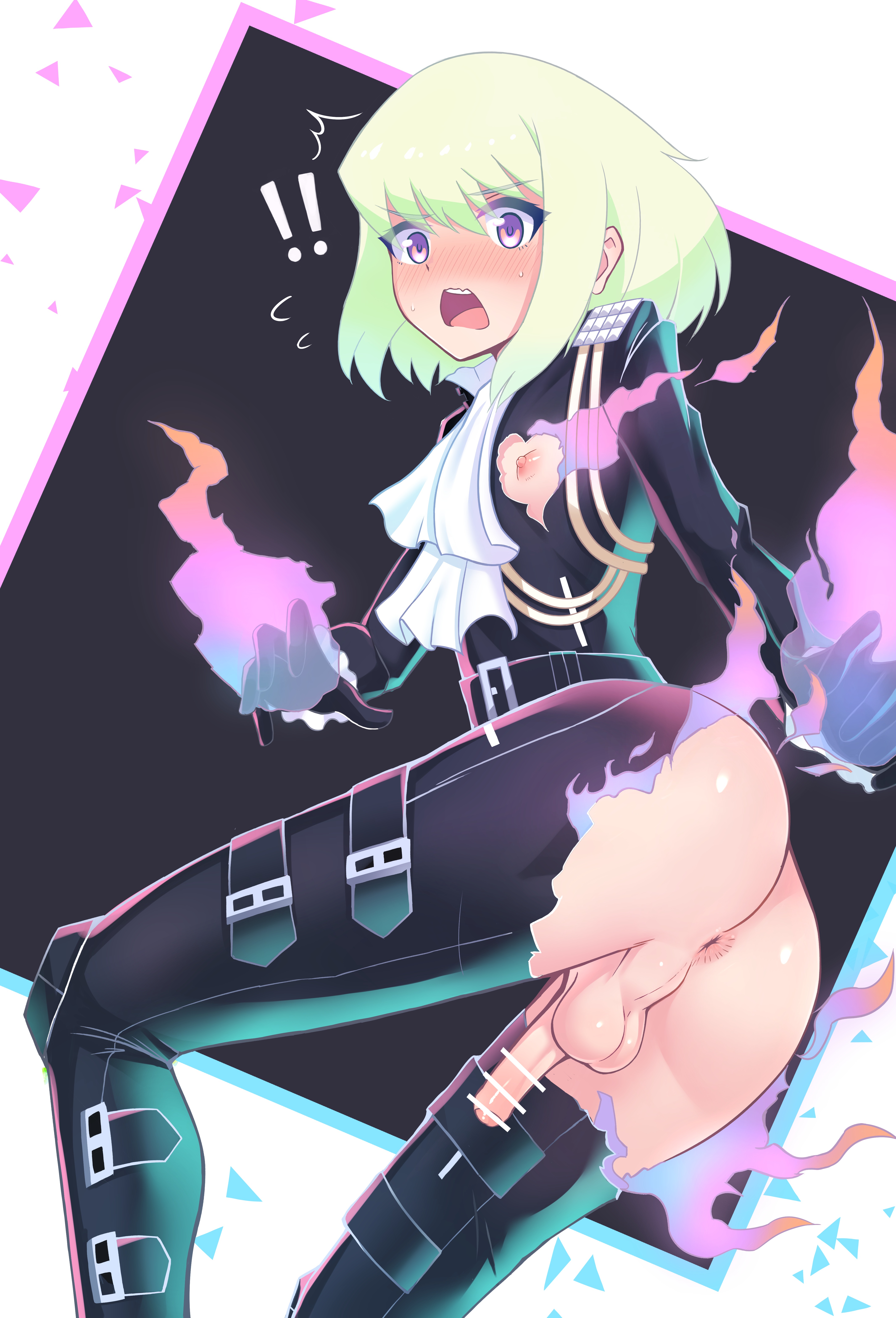 femboy, lio fotia, male, male only, promare, tagme